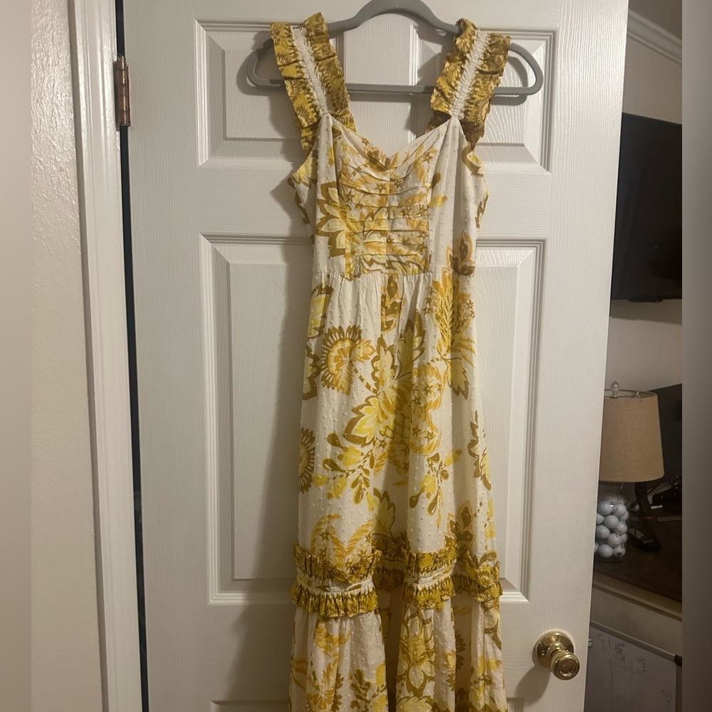 FARM Rio Sunflower Yellow Maxi Dress